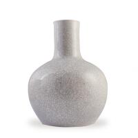 A Chinese White Glazed Bottle Vase