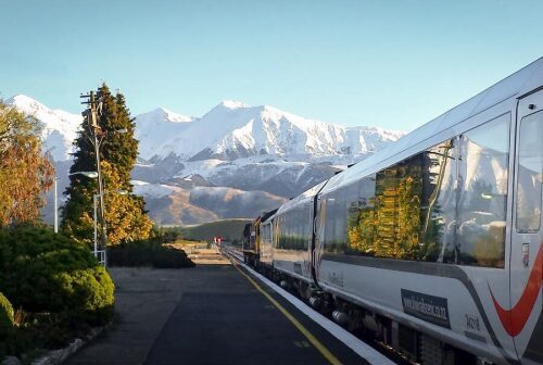 A scenic rail journey for two