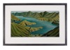 Doris Lusk's Akaroa Harbour, Bank Peninsula (1949) framed art print