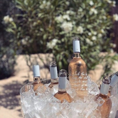 A double magnum of Secret de Ch&acirc;teau L&eacute;oube Provence Ros&eacute;