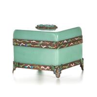 A Late-Qing Dynasty/Early Republic Period Enamelled Jewellery Box