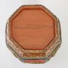 A Chinese Red Lacquer and Gilt Carved 'Bird and Flower' Wooden Garden Stool - 9