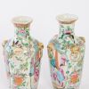 A Pair of Chinese Late Qing Dynasty Canton Famille-rose 'Figural' Vases - 3