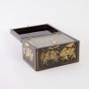 A Chinese Qing Dynasty Black Lacquer and Gilt &rsquo;Figural&lsquo; Tea Caddy - 2