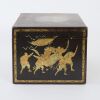 A Chinese Qing Dynasty Black Lacquer and Gilt &rsquo;Figural&lsquo; Tea Caddy - 5