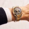 Stainless Steel / Sedna Red Gold, 43mm, OMEGA, Seamaster Aquaterra GMT Chronograph Wristwatch, circa 2016 - 2