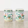 A Pair of Chinese Qing Dynasty Famille-rose 'Floral' Garden Stools