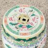 A Pair of Chinese Qing Dynasty Famille-rose 'Floral' Garden Stools - 3