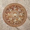 An Indian Hardwood and Bone-Inlaid 'Bird and Flower' Round Table - 2