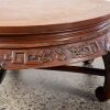 A Chinese Hardwood Round Low Table - 3