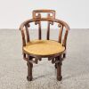 A Pair of Chinese Hardwood Horseshoe-back Armchairs - 3