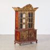 An Oriental Red Lacquer and Gilt Carved Decorative Cabinet - 2