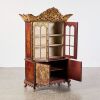 An Oriental Red Lacquer and Gilt Carved Decorative Cabinet - 3