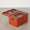 A Set of Two Chinese Red Lacquer Wooden Chests - 2