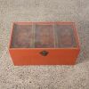 A Set of Two Chinese Red Lacquer Wooden Chests - 8