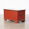 A Chinese Qing Dynasty Red Lacquer and Gilt Carved Panel Tea Table - 5