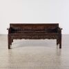 A Chinese Aged Hardwood ' Auspicious Floral' Long Armchair - 2