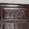A Chinese Aged Hardwood ' Auspicious Floral' Long Armchair - 5