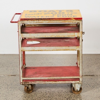 An Industrial Factory Trolley