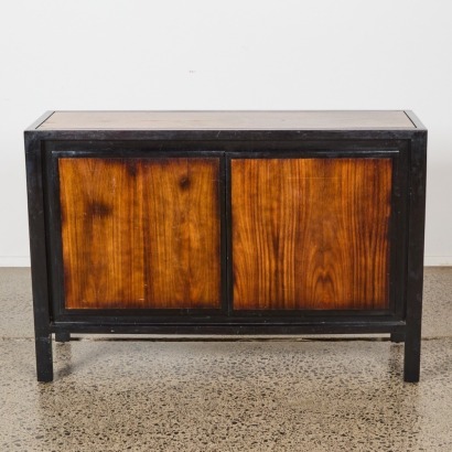 A Double Door Solid Wood Sideboard