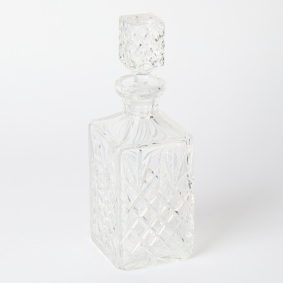 A Vintage Cut Glass Decanter