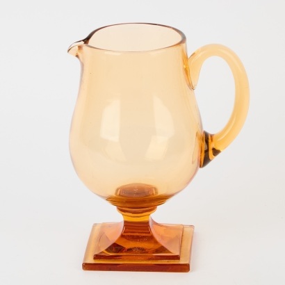 An Amber Glass Jug