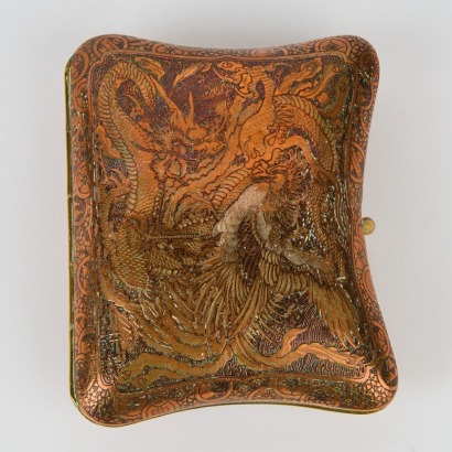 A Cigarette Case with Japanese Incised Design