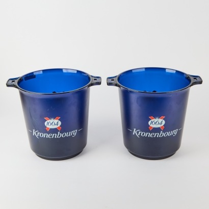 A Pair of 1664 Kronenbourg Drinks Buckets