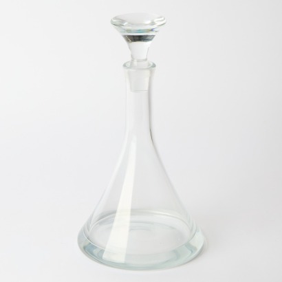 A Tall Handblown Classic Decanter