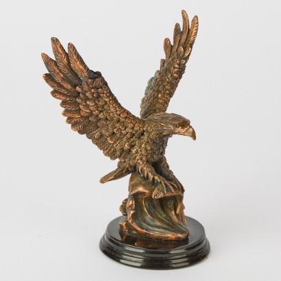 A Copper Eagle Statue on Plinth