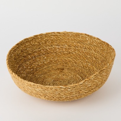 A Twisted Plant Fibre Basket