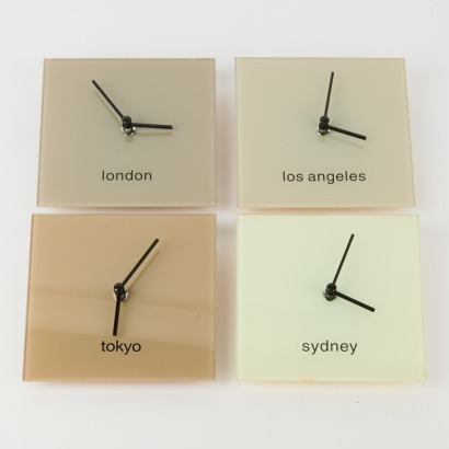 A Set of Four World Clocks