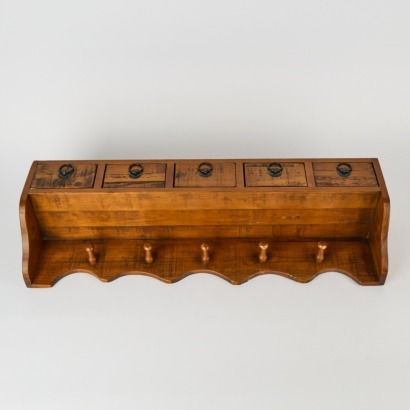 A Wooden Tea Cup Shelf