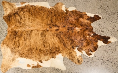 A Large Cowhide Rug