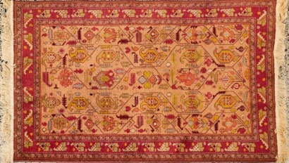 A Paisley Print Rug