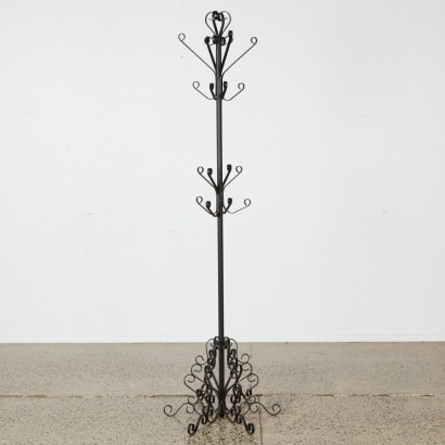 An Ornate Iron Coat Rack