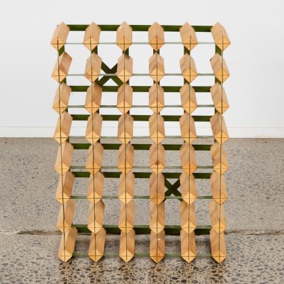 A 40-Bottle Wine Rack