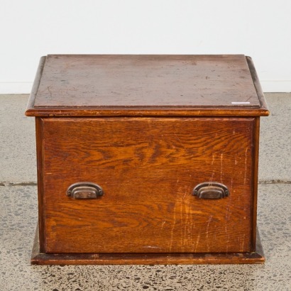 An Oak Filing Drawer