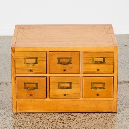 A Vintage Cabinet of File Drawers