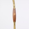A Mid-Century Modern Aluminium Floor Lamp with a Brass Base, Italy c.1950s - 2