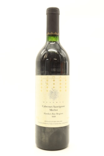 (1) 1991 Vidal Estate Reserve Cabernet Sauvignon Merlot, Hawke's Bay