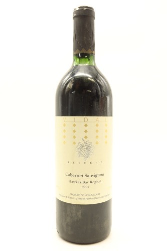 (1) 1991 Vidal Estate Reserve Cabernet Sauvignon, Hawke's Bay