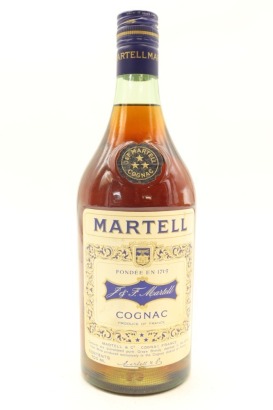(1) J&F Martell 3 Star Cognac, France, Circa. 1960s
