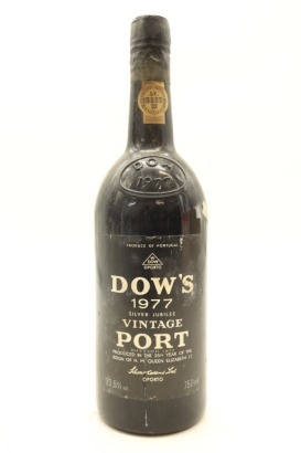 (1) 1977 Dow's Vintage Port, Portugal, 20.5% ABV [JR18]