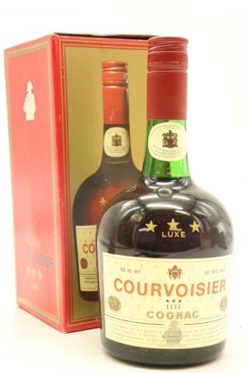 (1) Courvoisier 3 Star Luxe Cognac, France, 40% ABV (GB)