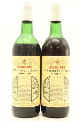 (2) 1973 McWilliam's Cabernet Sauvignon, Napier (LS)
