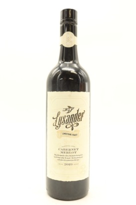 (1) 2019 Lysander 'Exceptional Parcel' Cabernet Sauvignon - Merlot, Limestone Coast