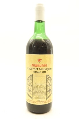 (1) 1973 McWilliam's Cabernet Sauvignon, Napier (LS)
