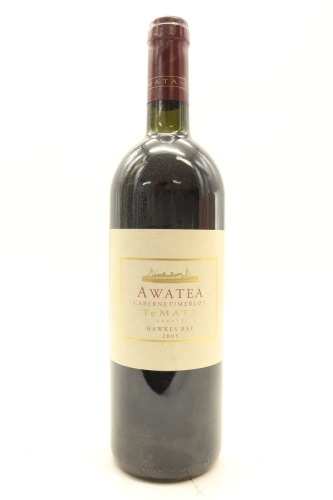 (1) 2005 Te Mata Estate Awatea Cabernets Merlot, Hawke's Bay