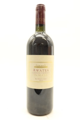 (1) 2005 Te Mata Estate Awatea Cabernets Merlot, Hawke's Bay